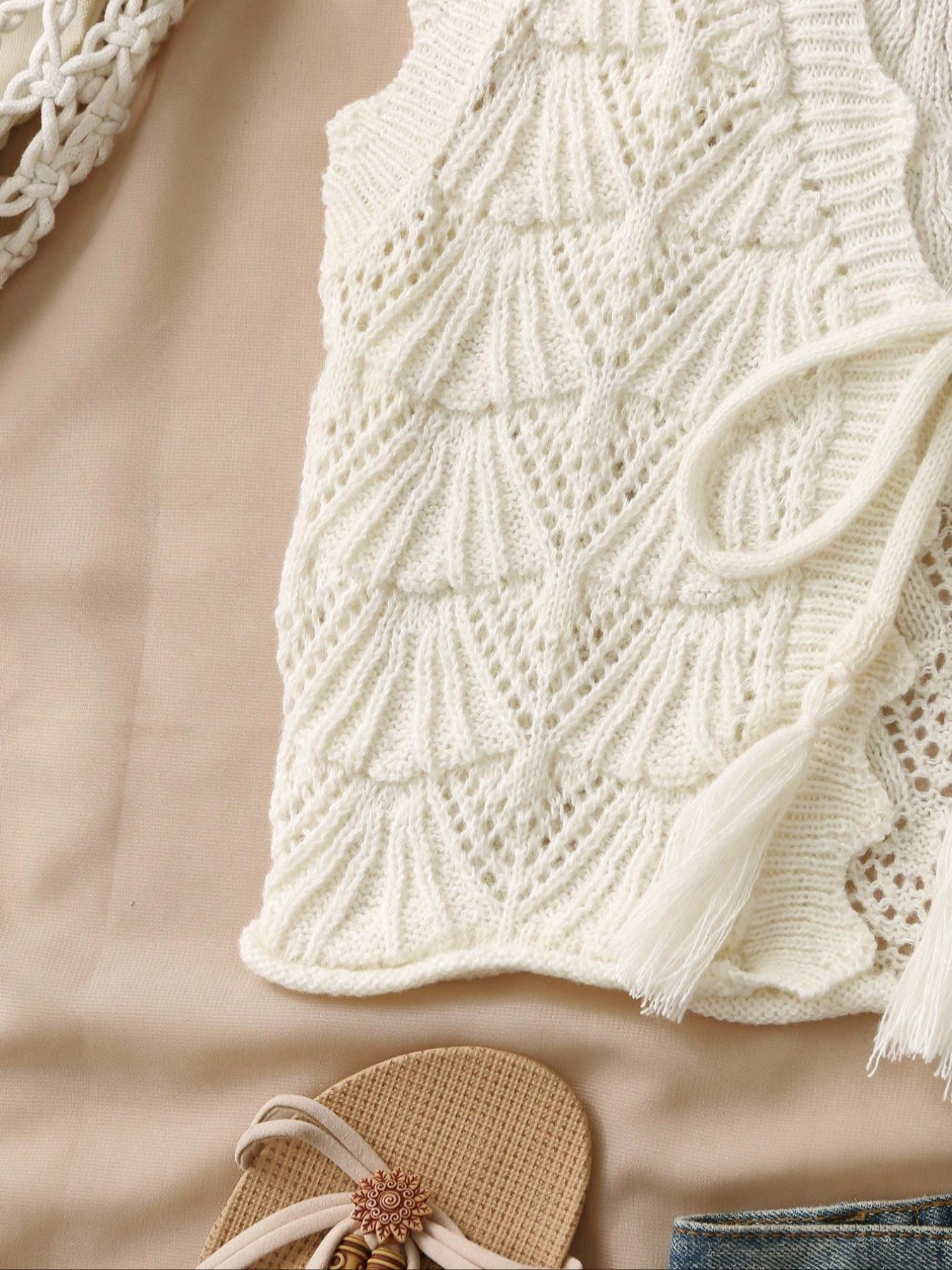 Women's Sweater Vest Summer, Stylish Ladies' Top for Outdoor Activities, Comfortable Women's Clothing for Summer