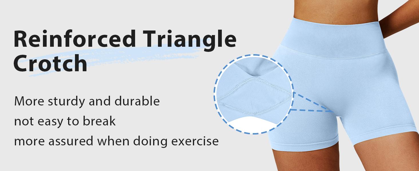 Women's Workout Shorts Seamless Scrunch Butt Lifting 3 Pack Yoga Gym Athletic High Waisted Tummy Control Booty 4.1"