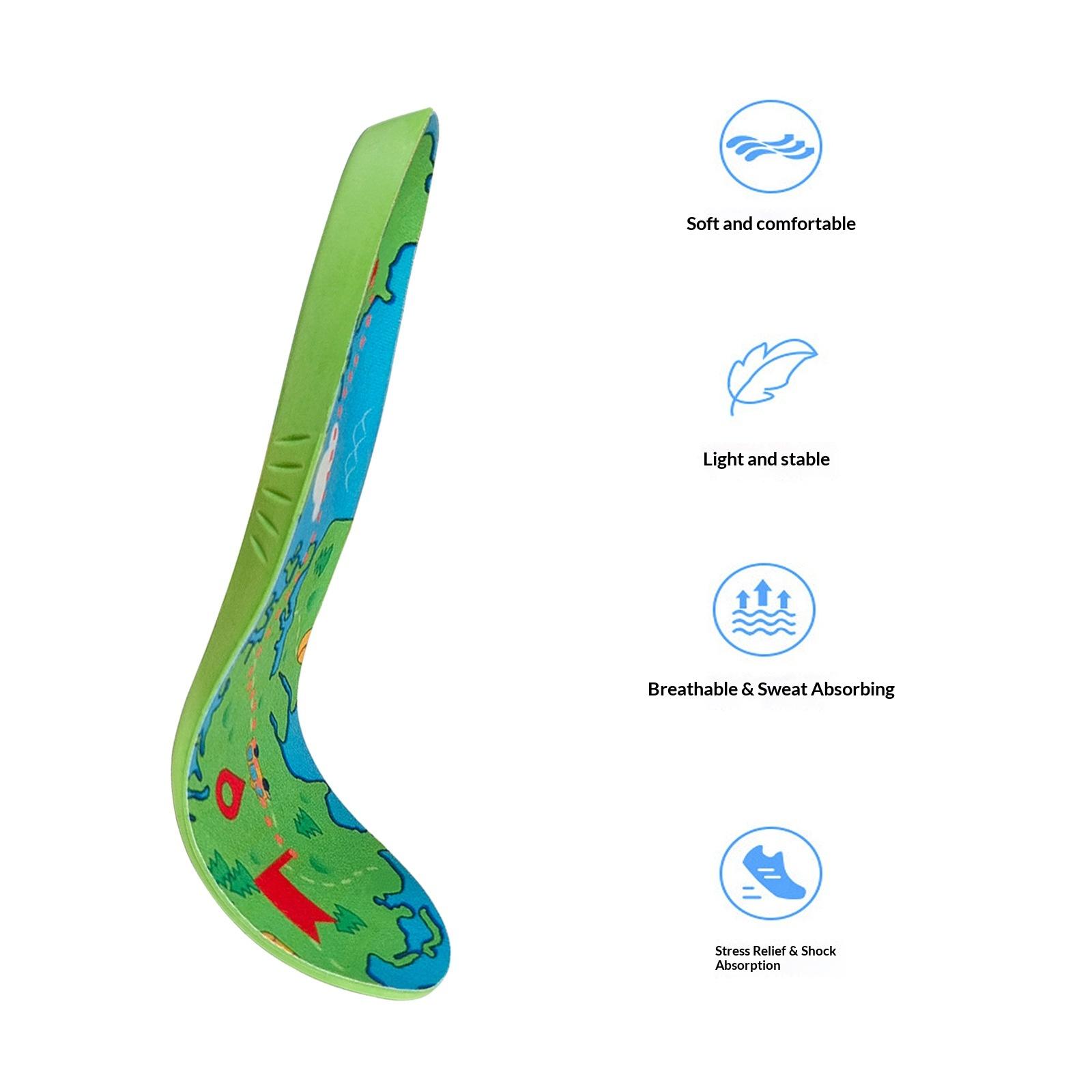 AirTag-Compatible PU Insoles — Anti-Loss Tracking Inserts for Children's Sports Shoes and the Elderly