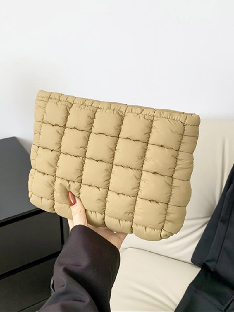 Women's Oversized Zippered Travel Storage Bag, Plain Design Handbag for Ladies & Girls, All-Season Casual Carryall