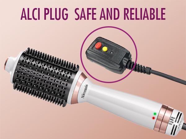 4-in-1 Blow Dryer Brush – Professional Hot Air Brush for Drying, Straightening, Curling & Volumizing, Smooth Heated Comb & Dual-Mode Styler, Perfect Gift for Mon , blowout hair styling tstraightener tools Curler, Comfort Handle Lightweight