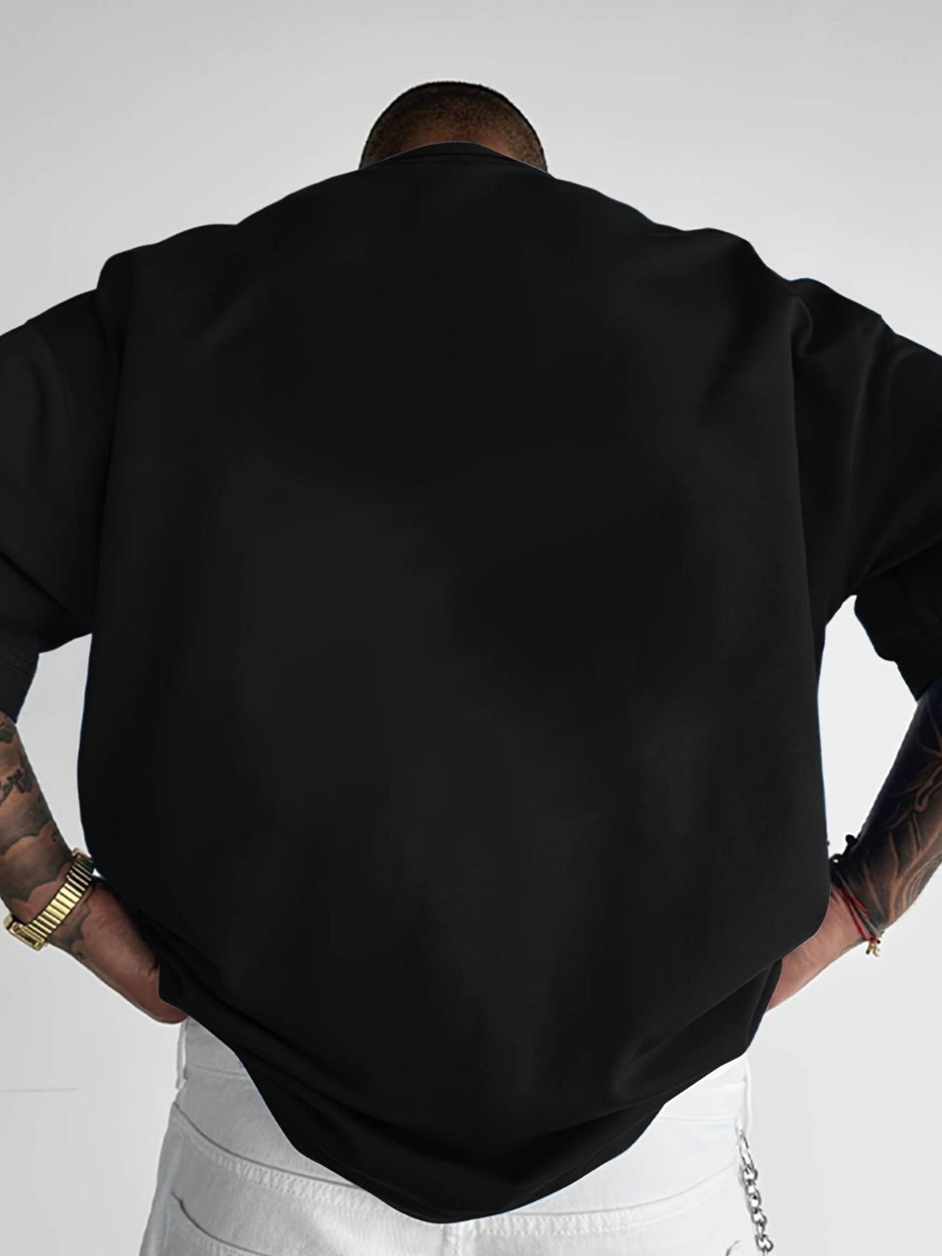 Men's "Believe" Vertical Cross Graphic T-Shirt, Christian Faith Casual Streetwear, Religious Minimalist Short Sleeve Top #ChristianApparel #FaithWear #ReligiousTee #MinimalistFashion #TikTokMadeMeBuyIt