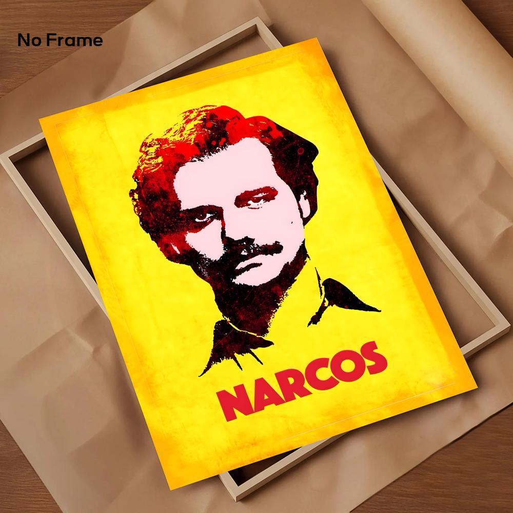Classic Movie P-Pablo E-Escobar Poster HD Sticky Waterproof Wall Art | High Quality Print Aesthetic Home Living Bedroom Bathroom hallway Decor Trendy Room Decoration | Multiple Size Options Available