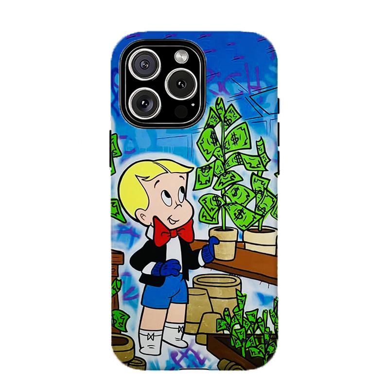 Richie Rich Monopoly Money Phone Case,for iPhone 16 15 14 13 12 11 17Pro Max,for Samsung S25 S24 S23 S22 Ultra,Gifts For Fans, Phone Accessories