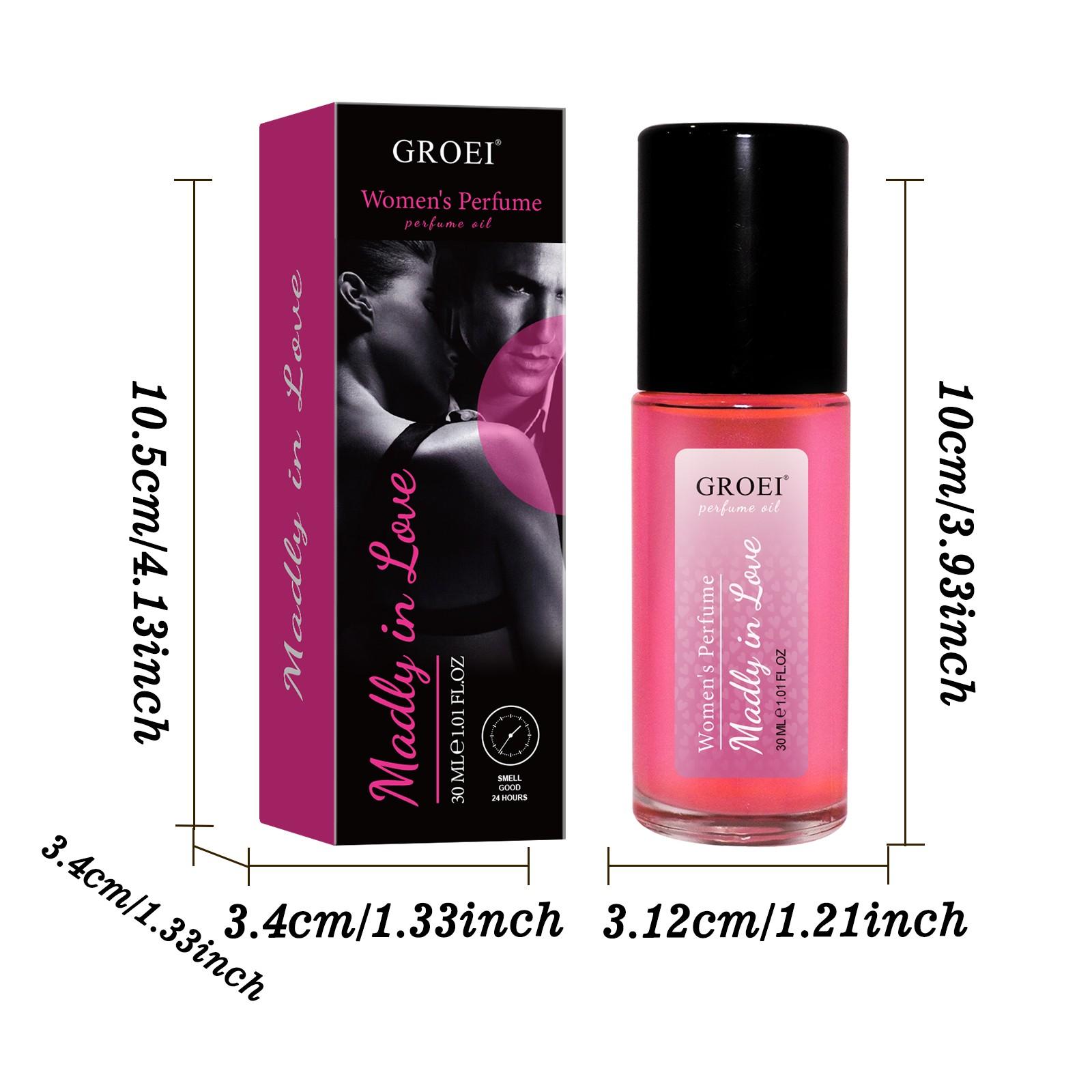 Crazy Love Roll-On Perfume｜Viral Perfume Oil，Exquisite, Elegant, Floral Fruity Scent with Skin-Friendly Formula，Fragrance Notes Lavender，For Long-Lasting Fragrance & Daily Glam, Floral Scents Perfume, Daily Use Fragrance