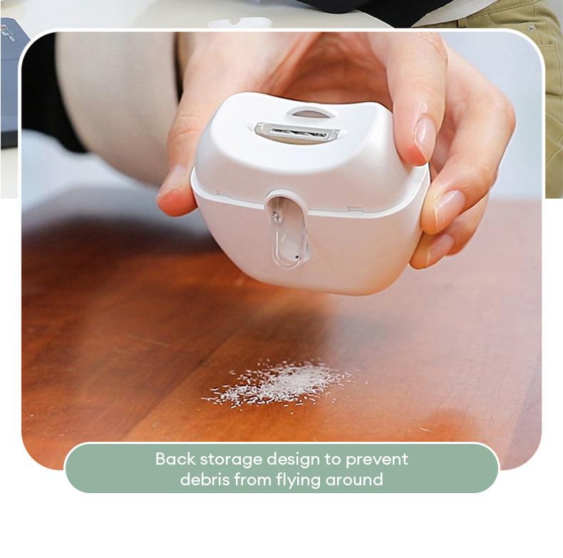 PAXA Electric Nail Clippers with Light, Quiet & Safety Design Automatic Nail Trimmer, Rechargeable Nail Trimmer with Nail Scraps Storage for Home & Travel