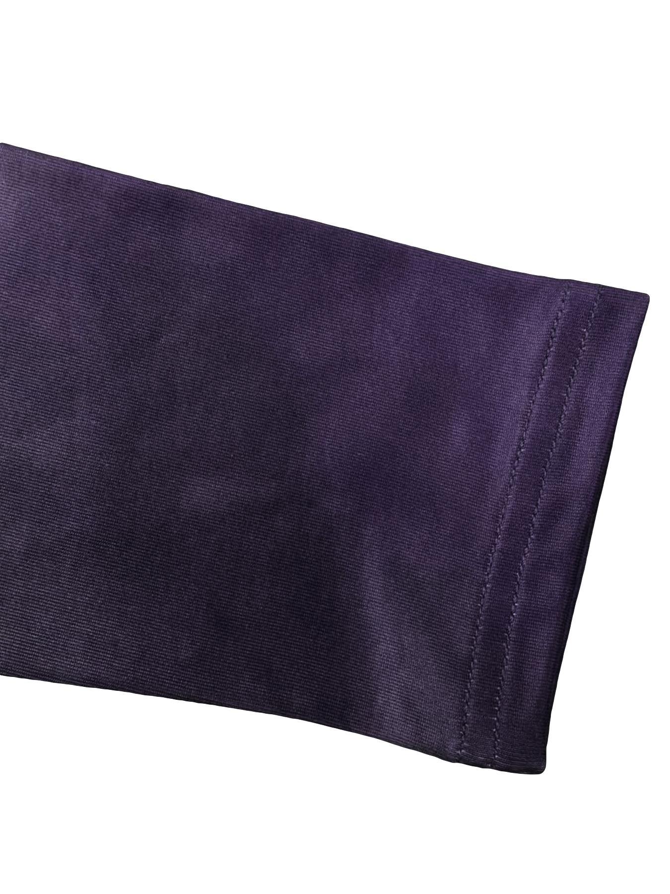 Women's Marble Print Ruched Asymmetrical Neck Tee, Casual Long Sleeve T-Shirt for Spring & Fall, Women's Clothing for Daily Wear