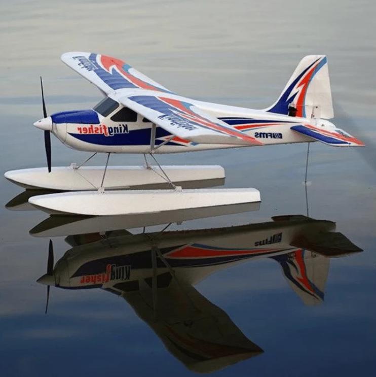 FMS 1400mm Kingfisher RTF/PNP with Reflex V3, Wheels, Floats, Skis, Flaps（RTF = plane, remote, battery, battery charger，PNP = plane only）