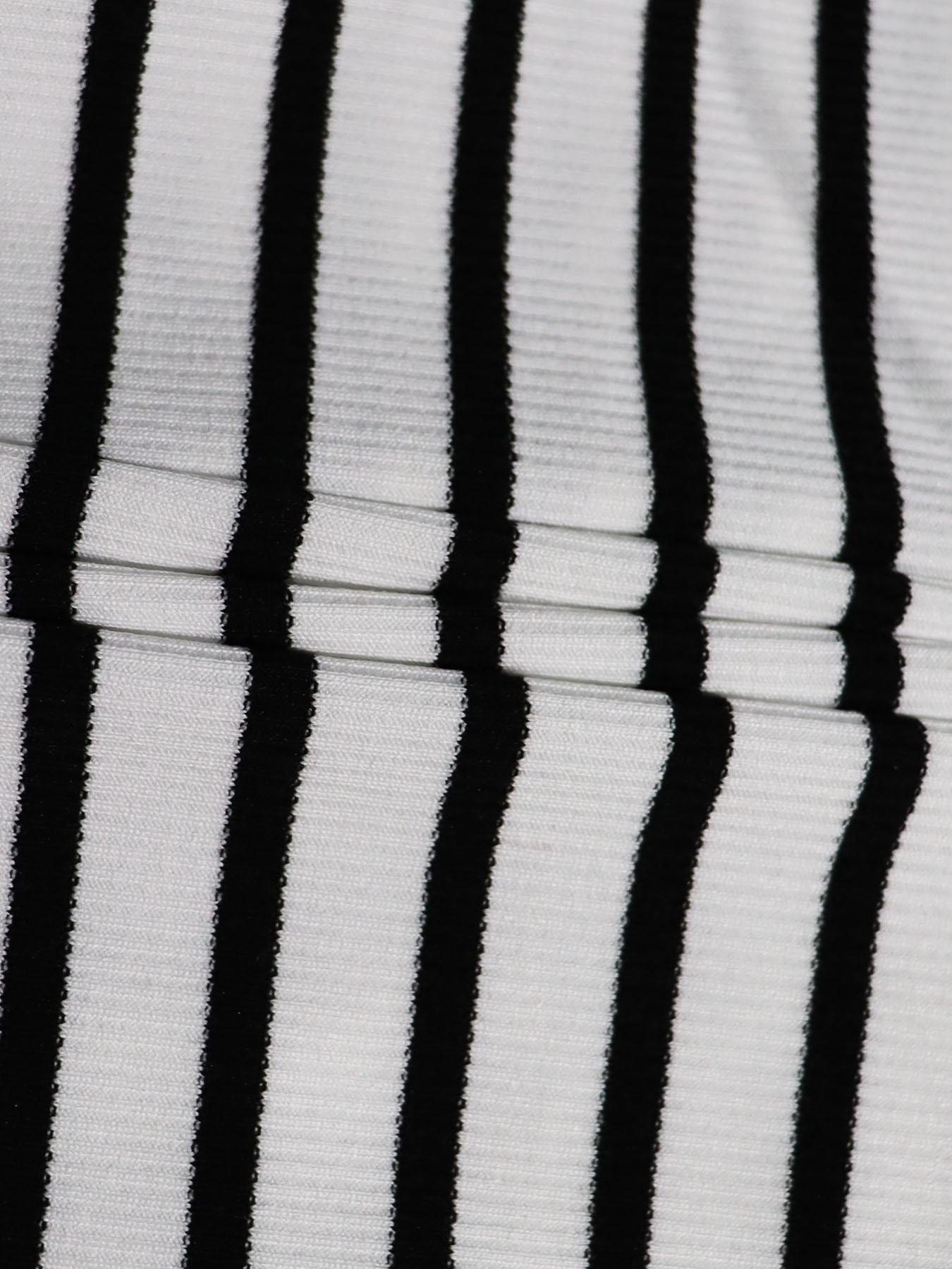 Women's Striped Casual Two-Piece Set, One-Shoulder Revealing Belly Long Sleeve Top + Drawstring Shorts, Hot Girl Home Wear