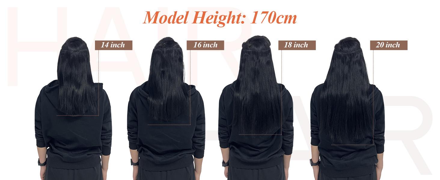 Sunny Wire Invisible Real Human Hair  12-24“ Length Natural Straight Soft and Easy to wear Women luxy hair Festive Gift Ideas#TiktokShopSpringGlowUp