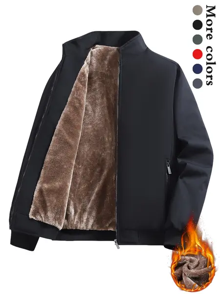 Men's winter jacket style detail
