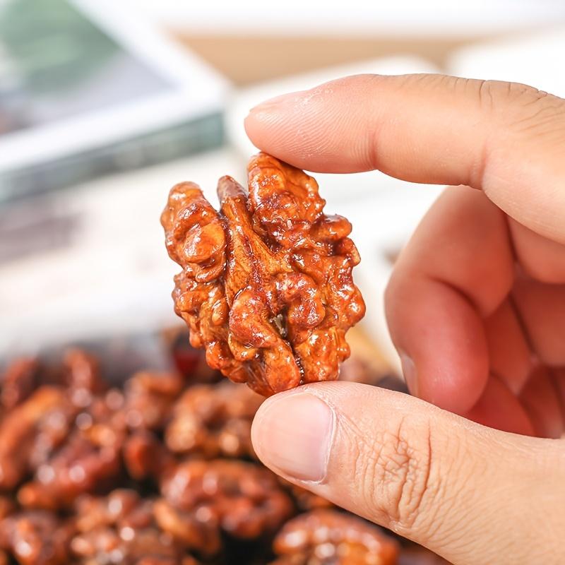 5 Bags of Honey Sweet Potato & Honey Walnut Kernels Suitable for Office Snacks, Party Treats, Camping Nuts - Sweetener, Nutritious Walnut Shells with Honey Coating, Portable for -the- Sharing (No Shelf-Life Revision)
