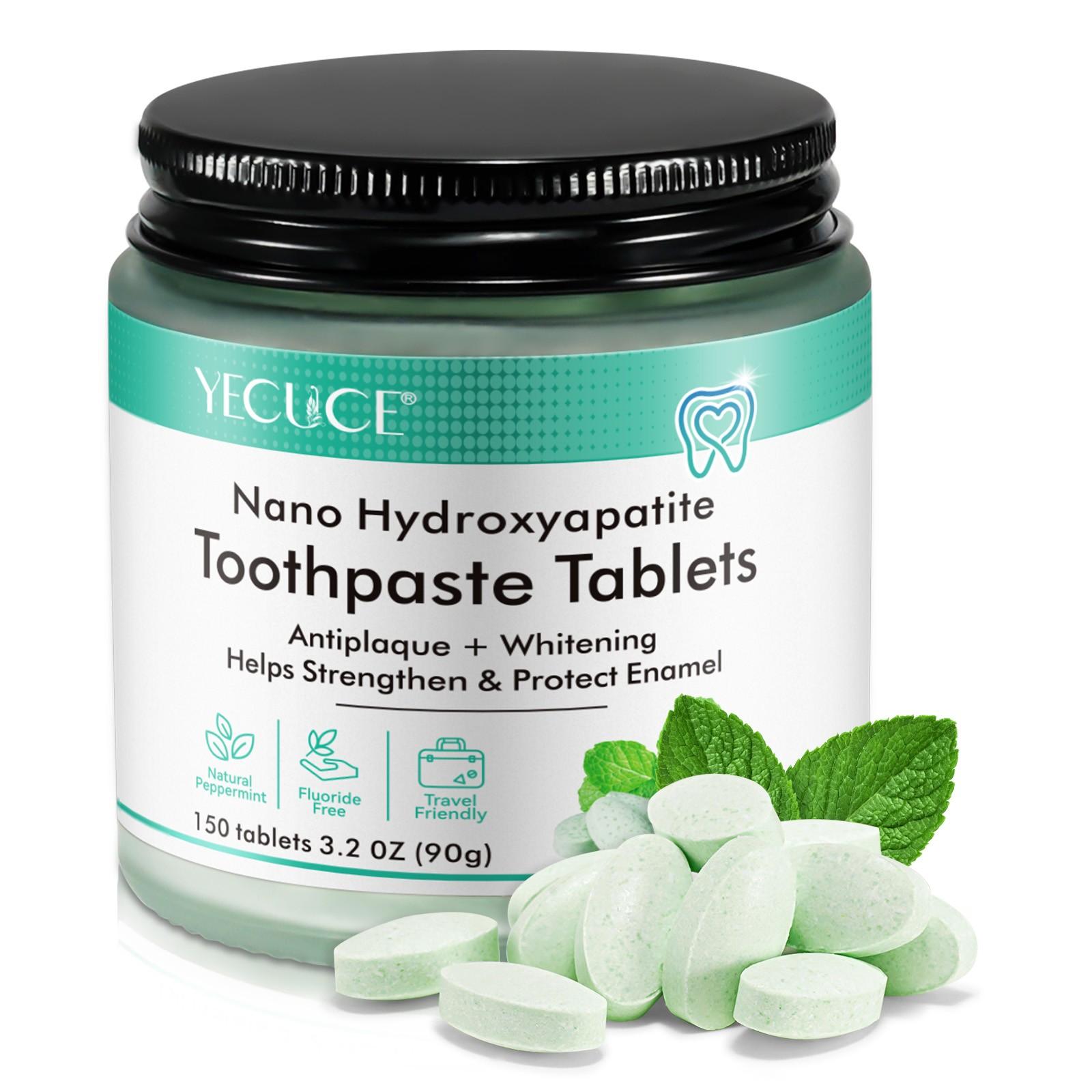 Yecuce Toothpaste Tablets, Gentle Oral Care, Fresh Breath, Whitening ...