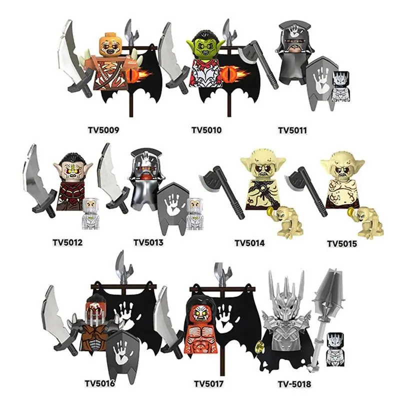 2026 New hot item   Multi-Character Building Block Set with Heroes, Warriors & Fantasy Figures Detailed Designs Featuring Unique Armor, Expressions