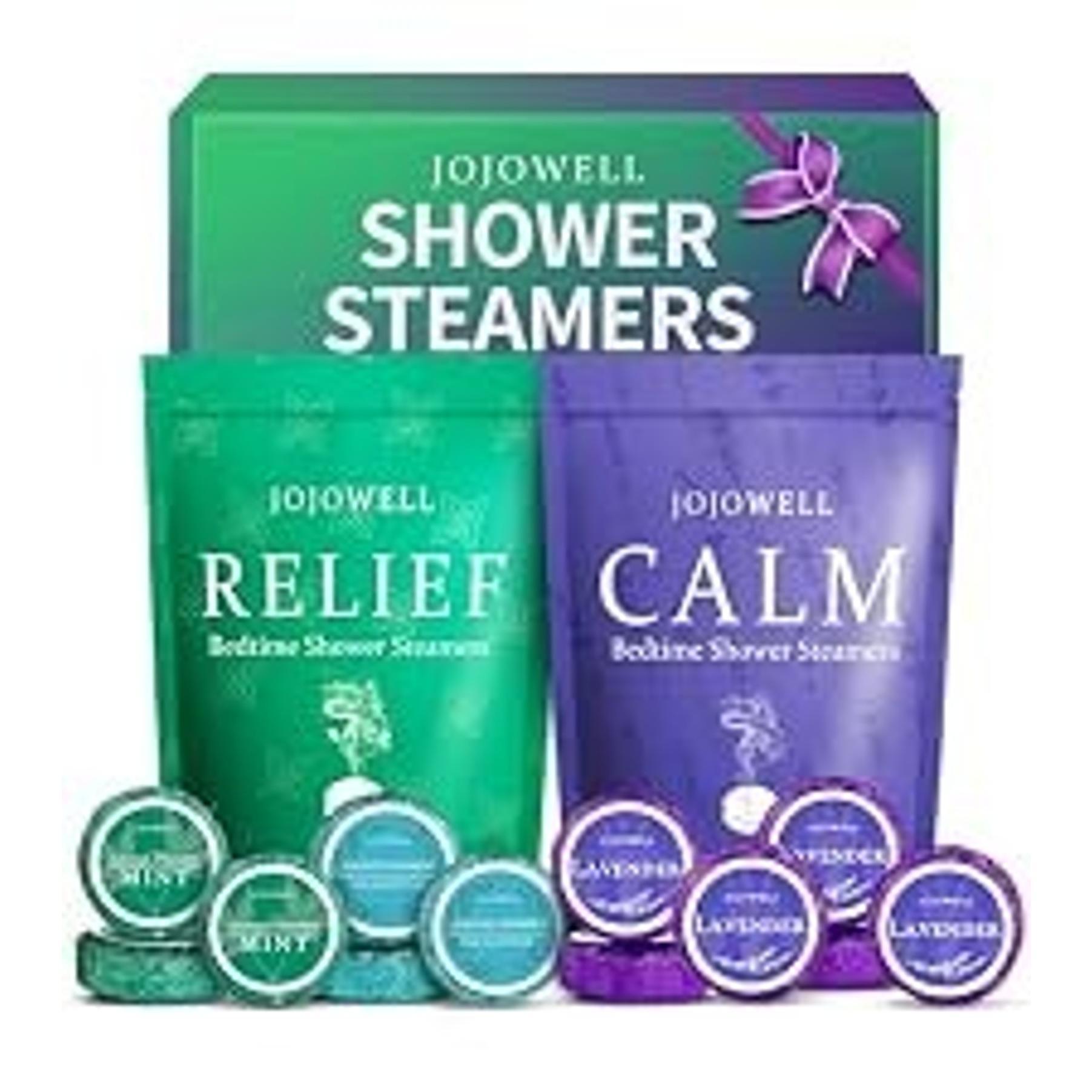 Shower Steamers Aromatherapy - 18 Pack Birthday Gifts for Women & Men, Mom Wife Grandma Sister Her Teens, Self Care with Natural Essential Oils Relaxation Home SPA Shower Steamers Aromatherapy - 18 Pack Birthday Gifts for Women & Men, Mom Wife Grandma Sister Her Teens, Self Care with Natural Essential Oils Relaxation Home SPA
