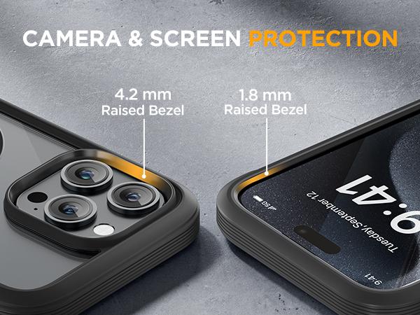 Miracase Glass Cellphone Case ,Full-Body Magnetic Case ,with Built-in 9H Tempered Glass Screen Protector, with Camera Lens Protection Accessories Shockproof Cover Protective Smartphone Casing