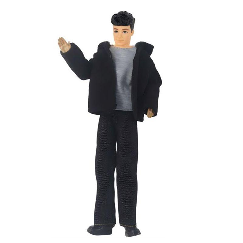 12-Inch Unisex Ken Doll Fashion African Model, Stylish Male Toy Figure, Perfect Gift for Collectors and Kids, Durable Design