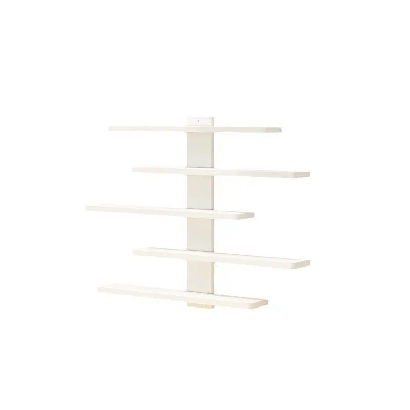 Adjustable Five-Tier Wall-Mounted Display Shelf, Ideal for Storing Figurines, Dolls, Statues and Collectible Toys, Room Decor