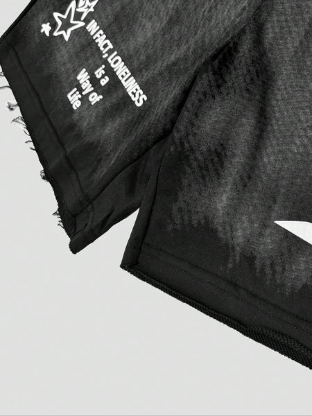 Two-Piece Set Men's Star Print Short Sleeve Tee & Drawstring Waist Shorts Set, Regular Fit Casual Round Neck T-shirt & Track Shorts, Men's Summer Clothes