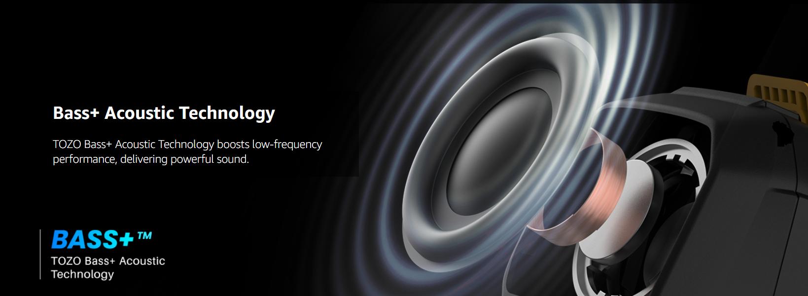 TOZO PM1 Wearable Speaker with, Clip-On Wireless Water-Resistant Portable Bluetooth Speaker Built-in Mic for Hands-Free Music/Calls, 20 Hour Playtime Mini Gifts for Men and Women