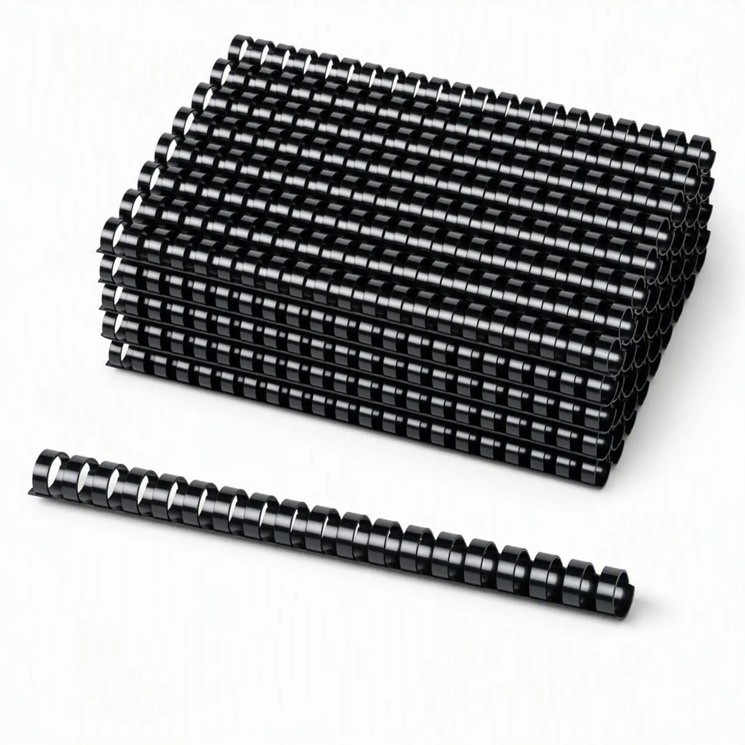 Binding Combs 100 Pack, 3/4 Inch Plastic, Holds 150 Sheets