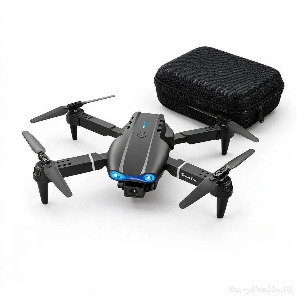 StarrySlumber.US E99 RC Quadcopter Toy, Outdoor RC Flying Toy with Complete Matching Accessories for Leisure Play