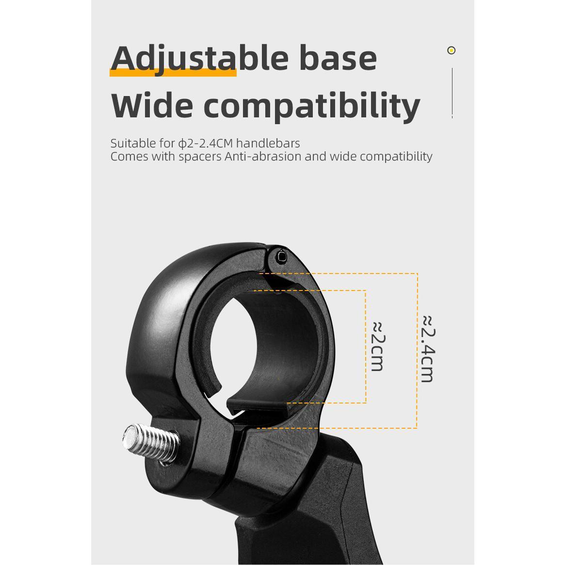 ROCKBROS Bicycle Handlebar Rear View Mirror Bike Cycling Wide Range Backsight Reflector Adjustable Left Right Bike Mirror