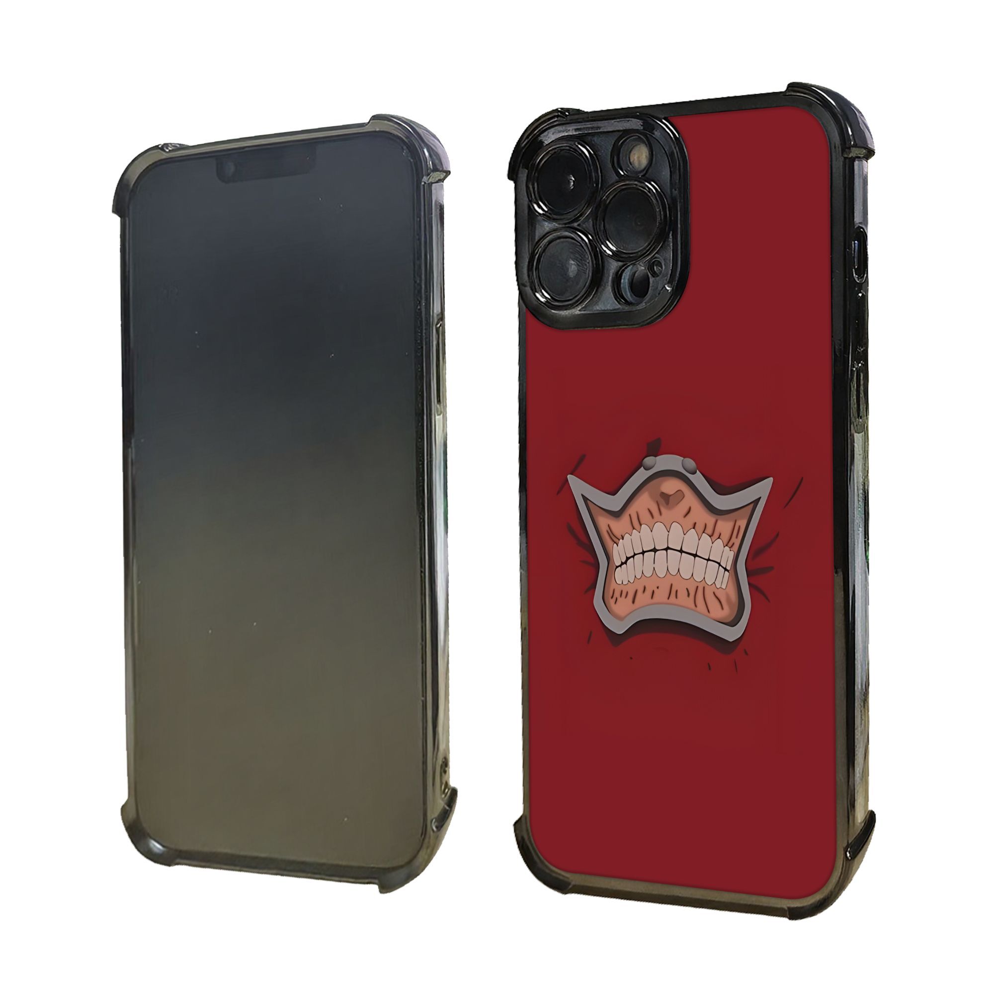 Phone Case - One Dorohedoro Shin Phone Case Featuring an Electroplating Process, Designed for Protection with Reinforced Cushioning And Collision Prevention, Compatible with Various Iphone Including 17, 16, 15, 14, And 13 Pro Max