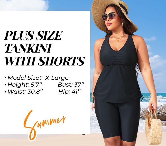 Yonique Women Two Piece Tankini Swimsuits with Shorts Athletic Bathing Suit with Swim Shorts Racerback Swimwear Yonique Women Two Piece Tankini Swimsuits with Shorts Athletic Bathing Suit with Swim Shorts Racerback Swimwear