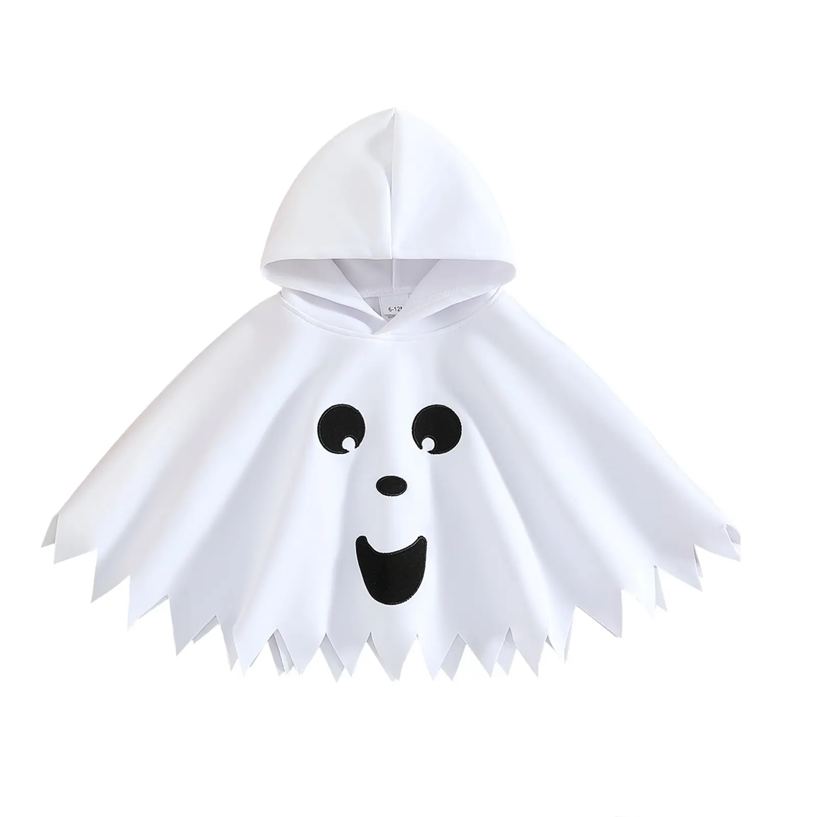Toddler Baby Boy Girl Halloween Costume White Ghost Cloak Cute Hooded Fancy Cape Halloween Costumes Cosplay Outfit for Little Girls Boys