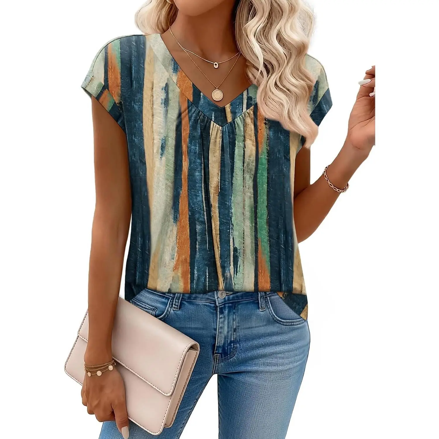 Cx289 Striped Tie Dye