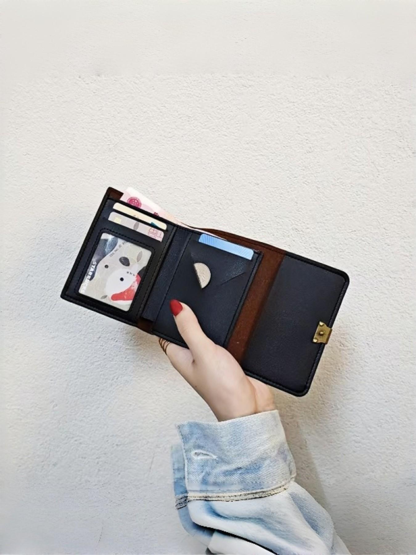 Vintage Wax Leather Short Wallet for Women, 2026 New Unique Design, Multi-Card Holder, Coin Purse, Fashionable Accessory