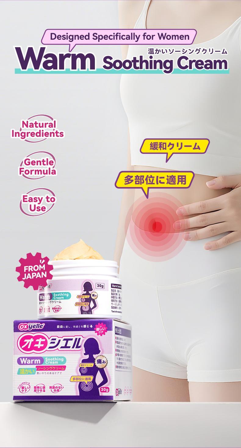 Oxyelle Uterine Warming Gel with Ginseng & Rose Extract for Women's Comfort Hot Compress Heating Pad Stickers Natural Ingredients Gentle Formula