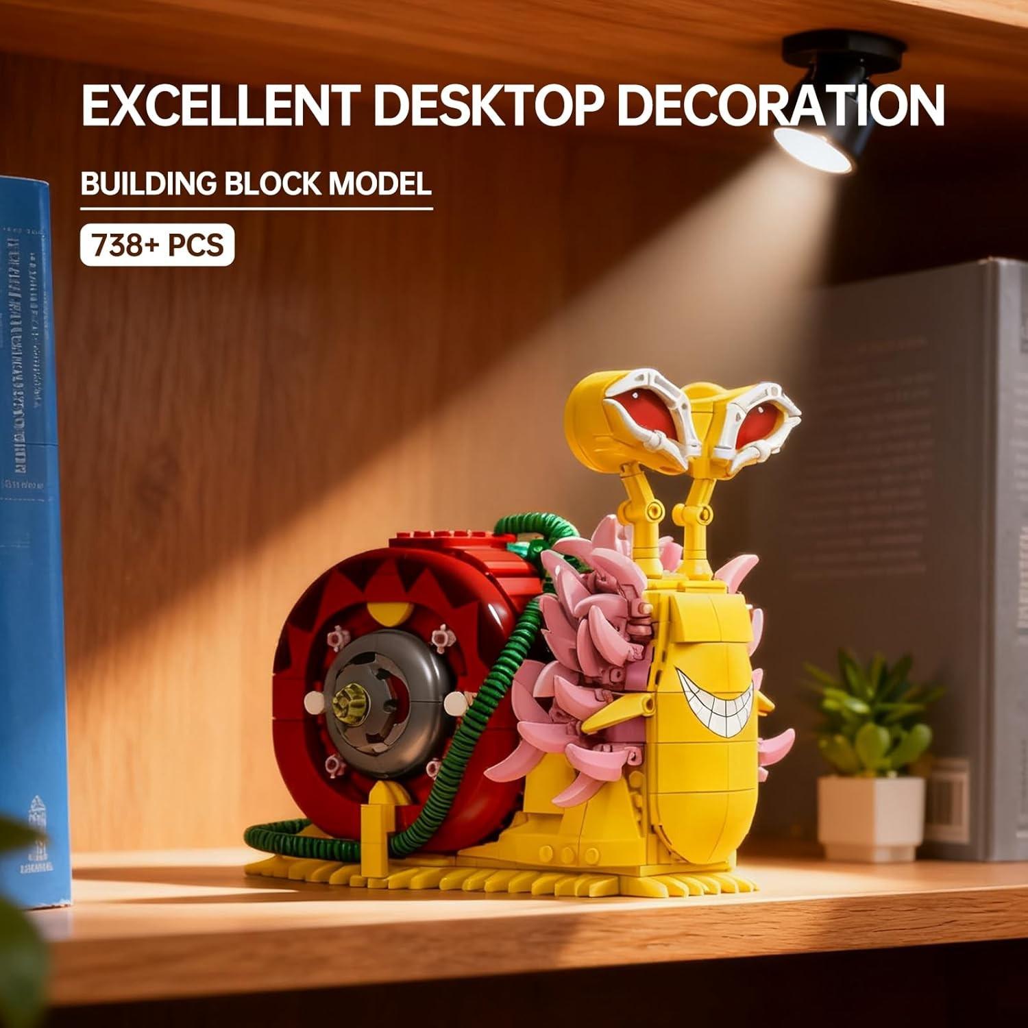 Plop plop plop~ ? Can you hear me? 573-piece One Piece best-selling Transponder Snail building blocks. Build your own iconic One Piece Transponder Snail! 3D educational assembly model ??&zwj;☠️ #OnePiece #AnimeGift