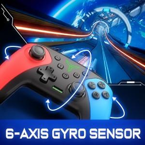 Switch Controller for Nintendo Switch/Lite/OLED Controller , Wireless Switch Controller with a Mouse Touch Feeling on Back Buttons, Switch Pro Controller with Programmable, Wake-up,Turbo Function