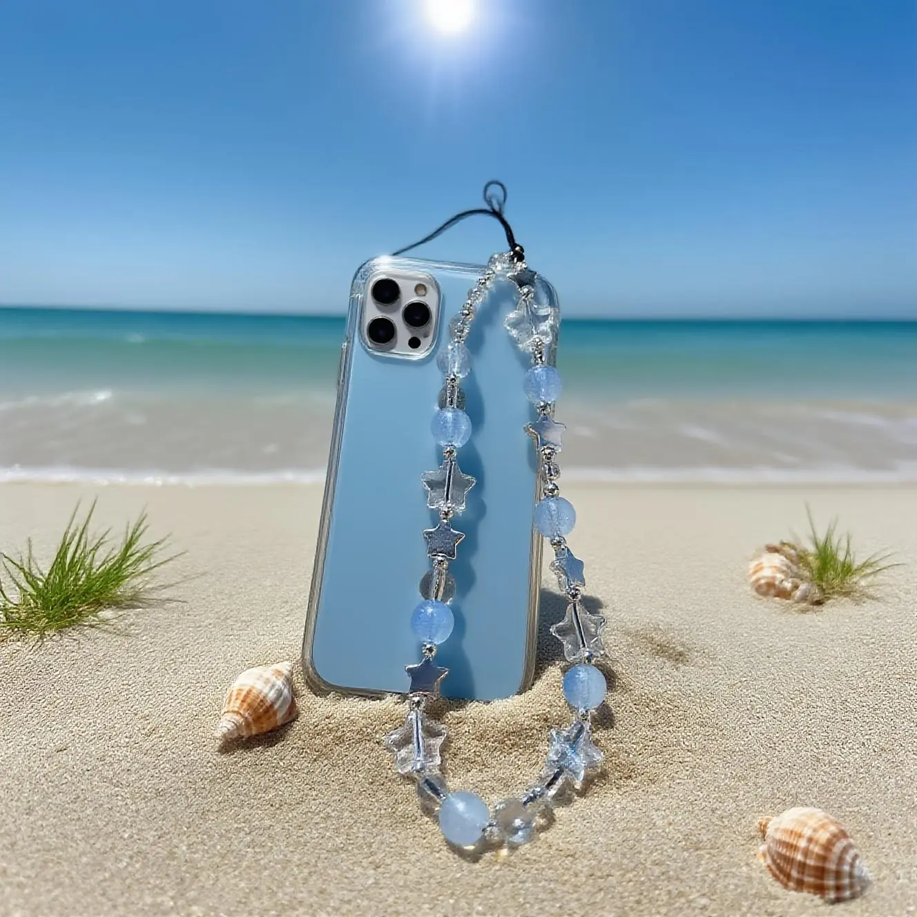 Handcrafted Trendy Instagram Star-Shaped Phone Charm | Unique CCD Camera Pendant, Fashionable Mobile Accessory Compatible with All Iphone 17 Models! Valentine'S Day Gift