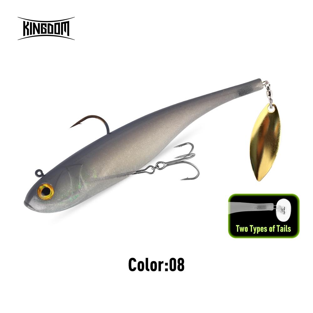 1pc Sinking Soft Bait with Replaceable Tail, Realistic Color Large Fishing Lure 47g/1.66oz 150mm/5.91in, Durable PVC Material Good Swimming Action Suitable For Bass, Trout, Pike For Fresh&Saltwater Fishing Fishing Lure Perfect Gift for Anglers