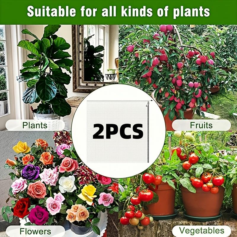 Two-Pack Fruit Tree Protection Net, Garden & Orchard Guard, Zipper Drawstring Seal, Bird Bug Deer Proof, Blueberry Apple Tree Care