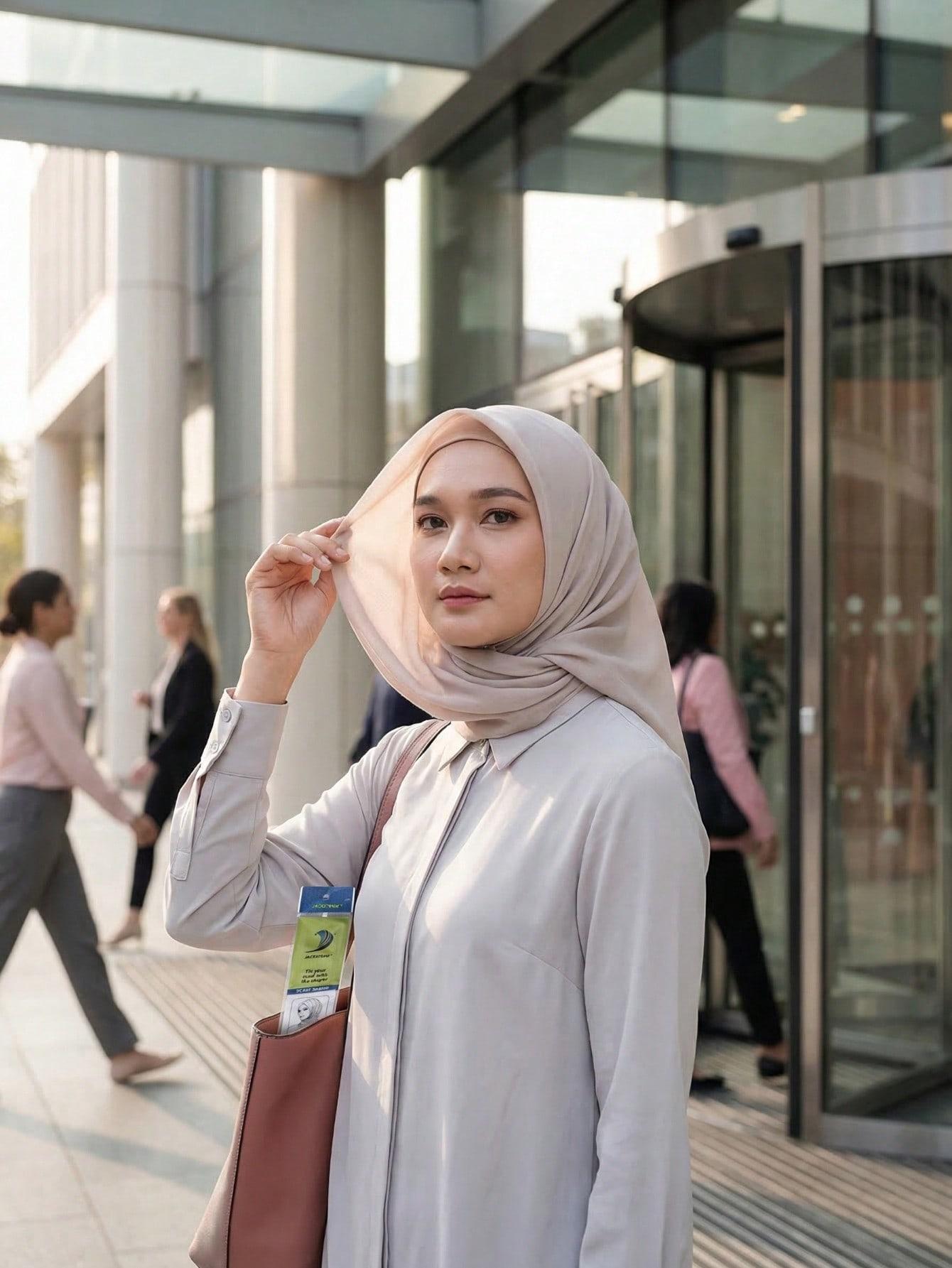 6pcs scarf shaper hijab tape Fixed Sticker Anti-Slip Stickers