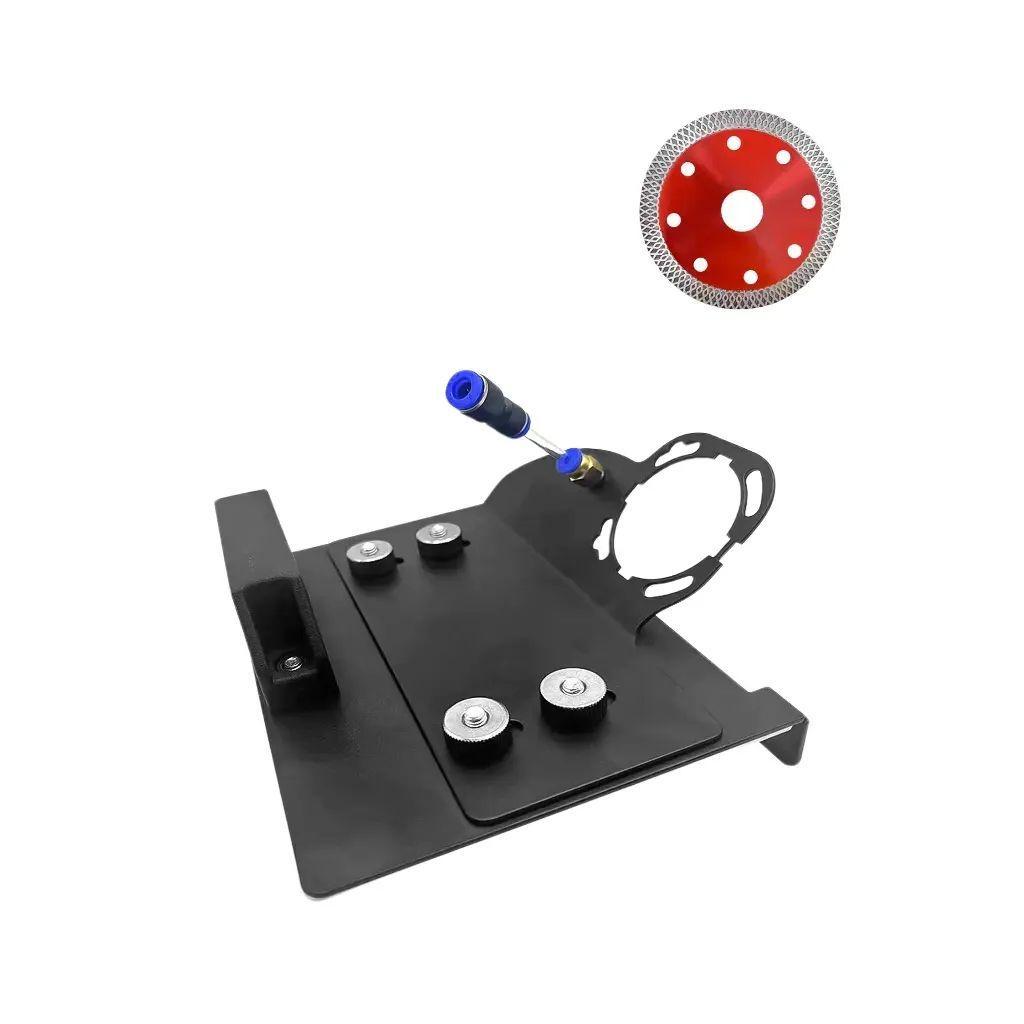 Adjustable Stainless Steel Tile Beveler, Diamond Blade Multi-Functional Angle Grinder, Wave Microcrystalline Glass Tile Slotting Tool