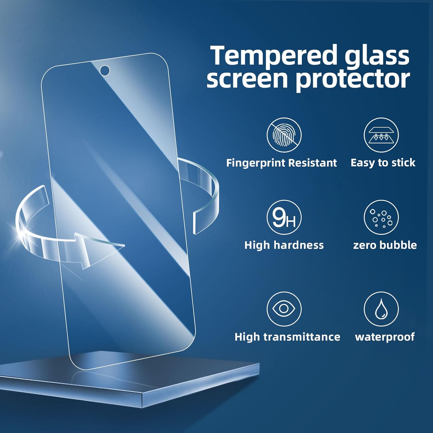 3 pcs Tempered Glass Screen Protector For Google Pixel 10/10pro/10 pro xl/9/9pro/9 pro xl/8/8a/8pro/7/7a/6/6a, Scratch Resistant, Bubble-Free Installation