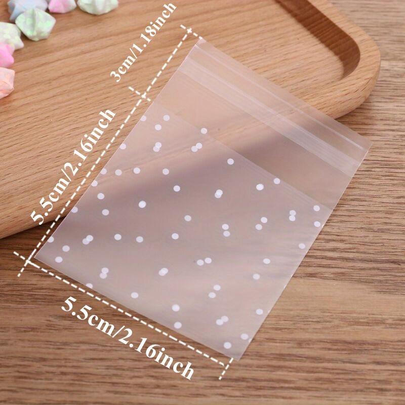 100pcs, Self-Closing Dot Frosted Packaging Bags, Biscuit Bags, Candy Bags, Holiday Gift Packaging, Baking Supplies, Fashionable Style Gift Bags