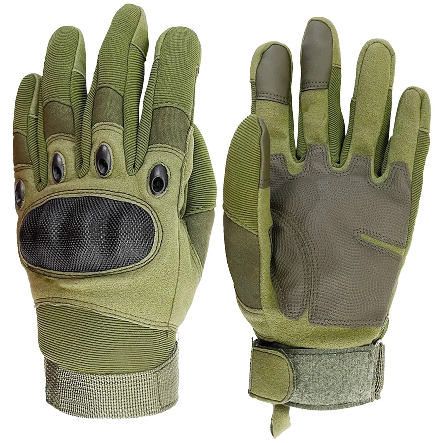 Tactical Gloves Hard Knuckle Gloves with Touchscreen Fingers Hand Gear for Hiking, Camping, Hunting, Combat, Shooting, Cycling, Motorcycle