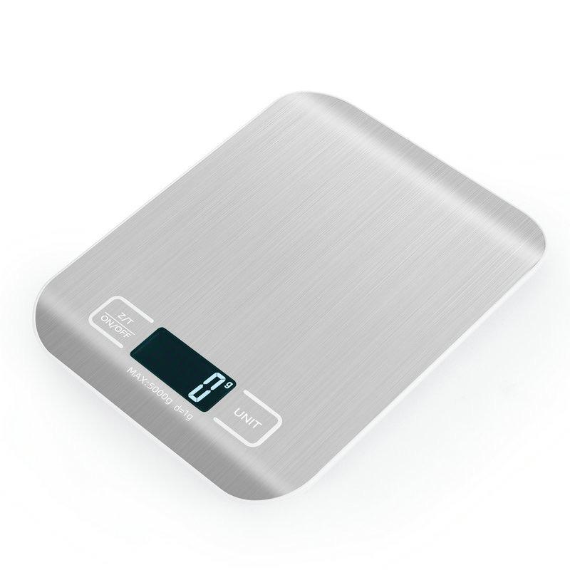 High Precision Digital Kitchen Scale, USB Charging/battery Powered, LCD Display, Stainless Steel, Waterproof, Accurate Food Weighing, Digital Weight Scale, Kitchen Gadgets