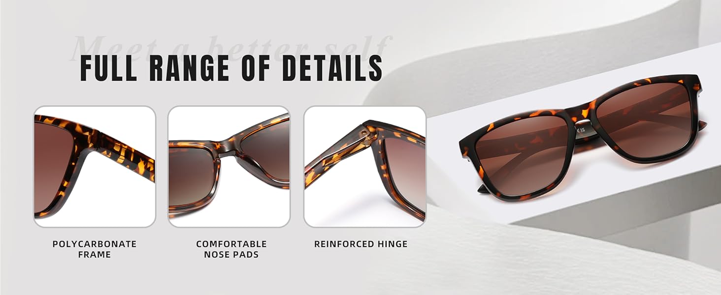 Carefully 4 Pairs Classic Polarized Glasses for Women - Lightweight Durable Sunglasses, UV Protection, Polycarbonate Lenses, Polished Frame, High Definition, Trendy Beach Eyewear, Women's Accessories, Gifts for Women, Womens Gifts 759-4