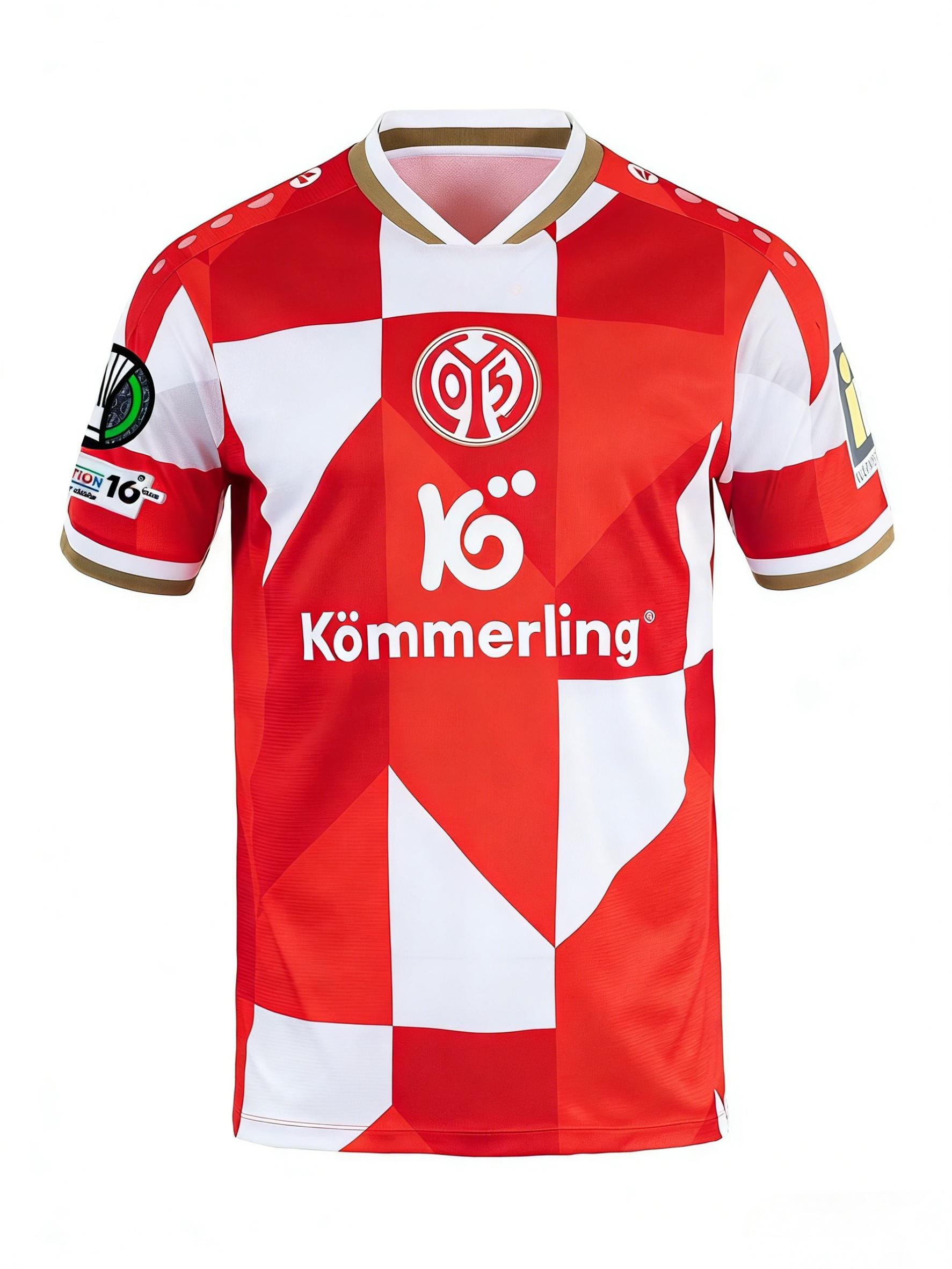 2026 Mainz 05 Away Football Jersey Mens Short-Sleeve Breathable Soft Fan Version Match Training Soccer Shirt Adult Surf T-shirt