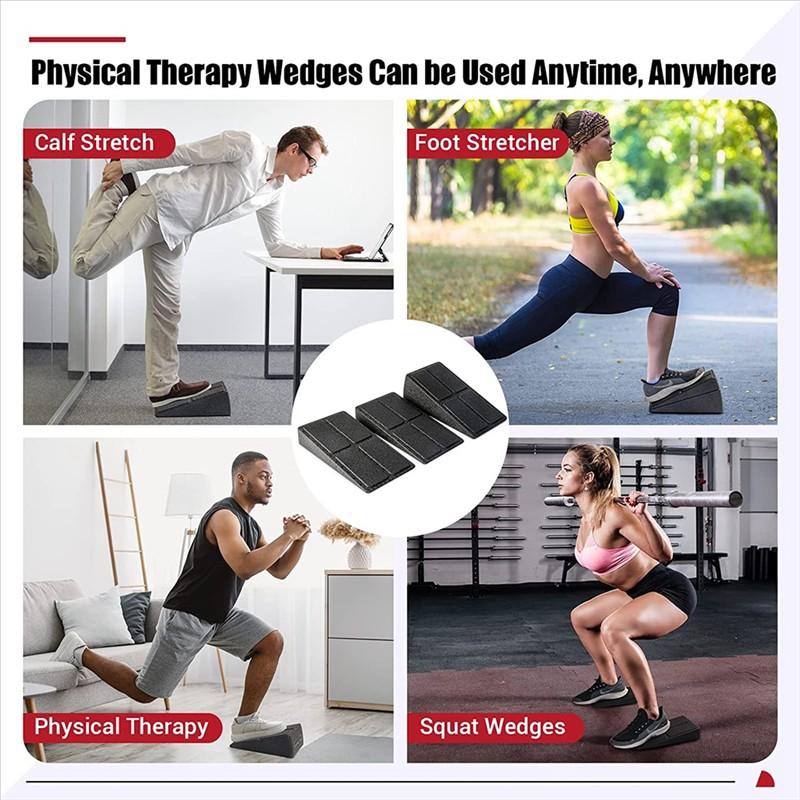 Adjustable Wedge Set for Squats and Push-Ups, Anti-Slip Incline Board, Home Fitness Equipment, Leg Stretching Trainer