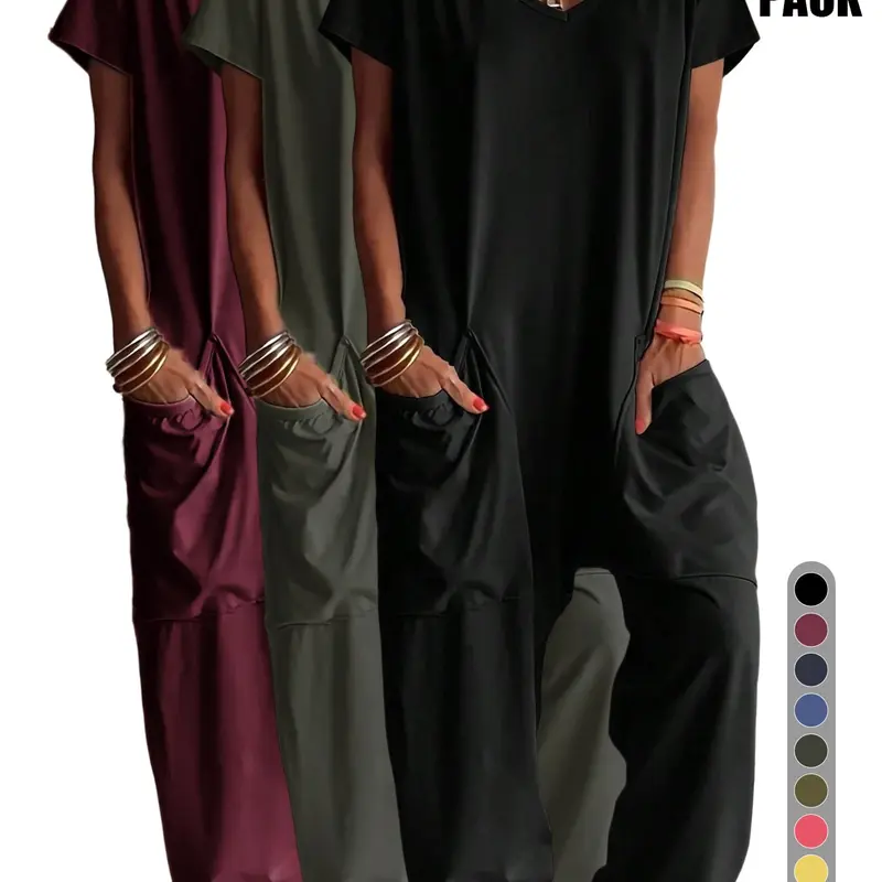 Women's Workwear Overalls Jumpsuit Casual Home Wear, Comfortable Fitted One-Piece Pants, All Seasons Fashion, Plain Pattern, Casual Jumpsuits, Casual Style Jumpsuit