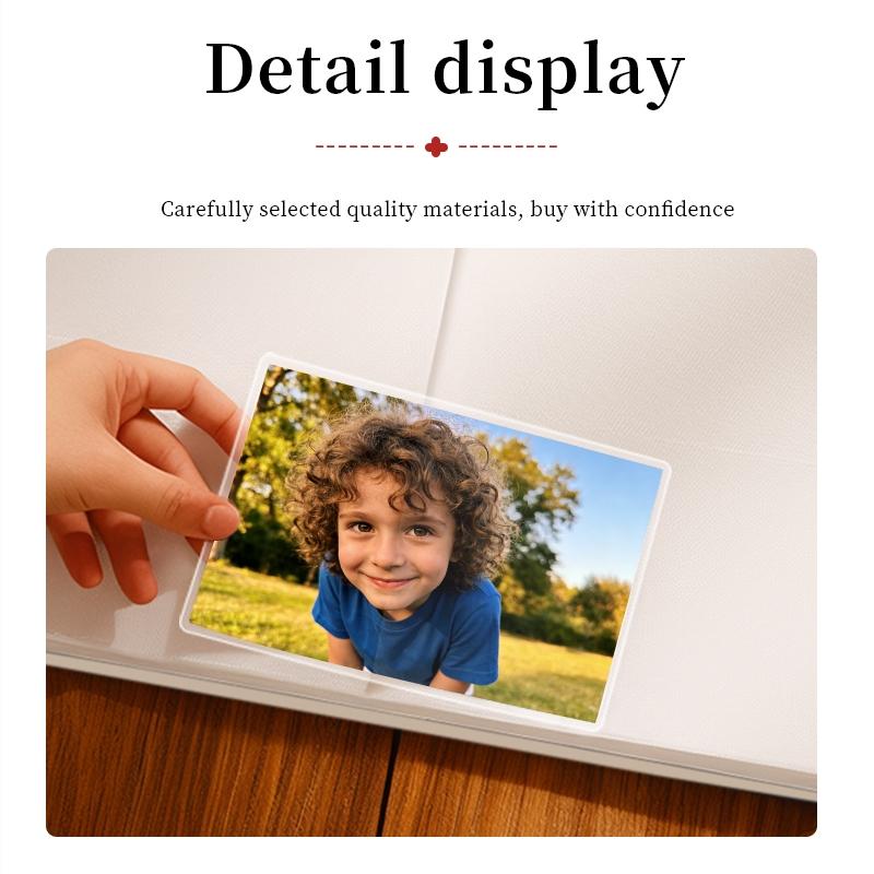 6 Inch Photo Album Holds 200 Photos, Simple Storage Book Creative Insert Style, Family Memory Book, Perfect Gift for Easter Halloween Thanksgiving