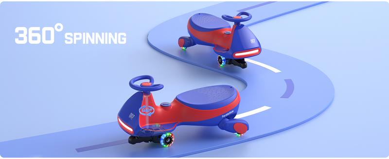 FanttikRide N7 Electric Wiggle Car with Pedal, Ride on Toy